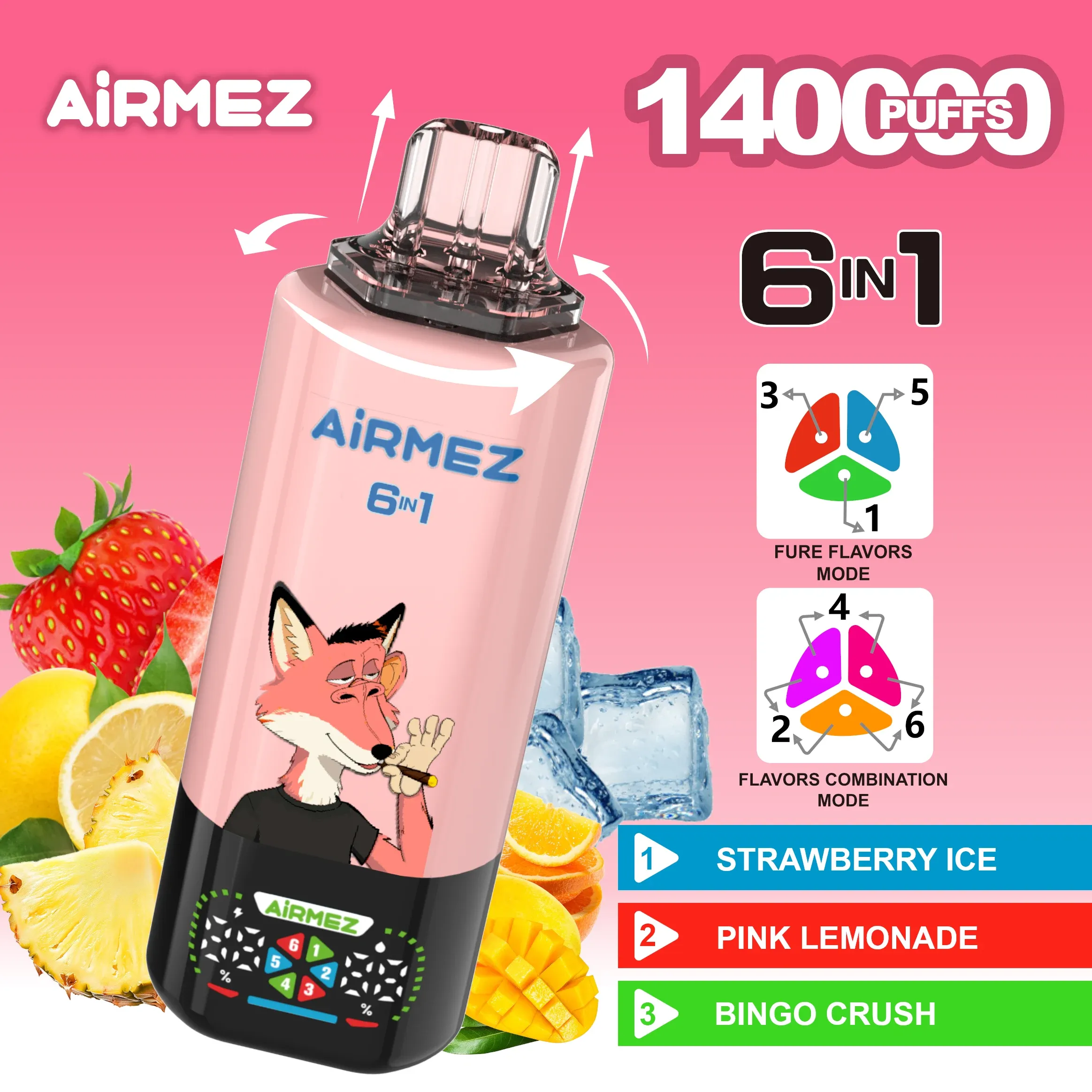 Airmez FOX 6 en 1 140K – vista del producto