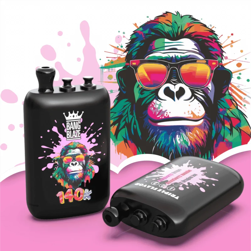 Bang Blaze 140K – sabor Black Dragon Ice y Strawberry Mamba