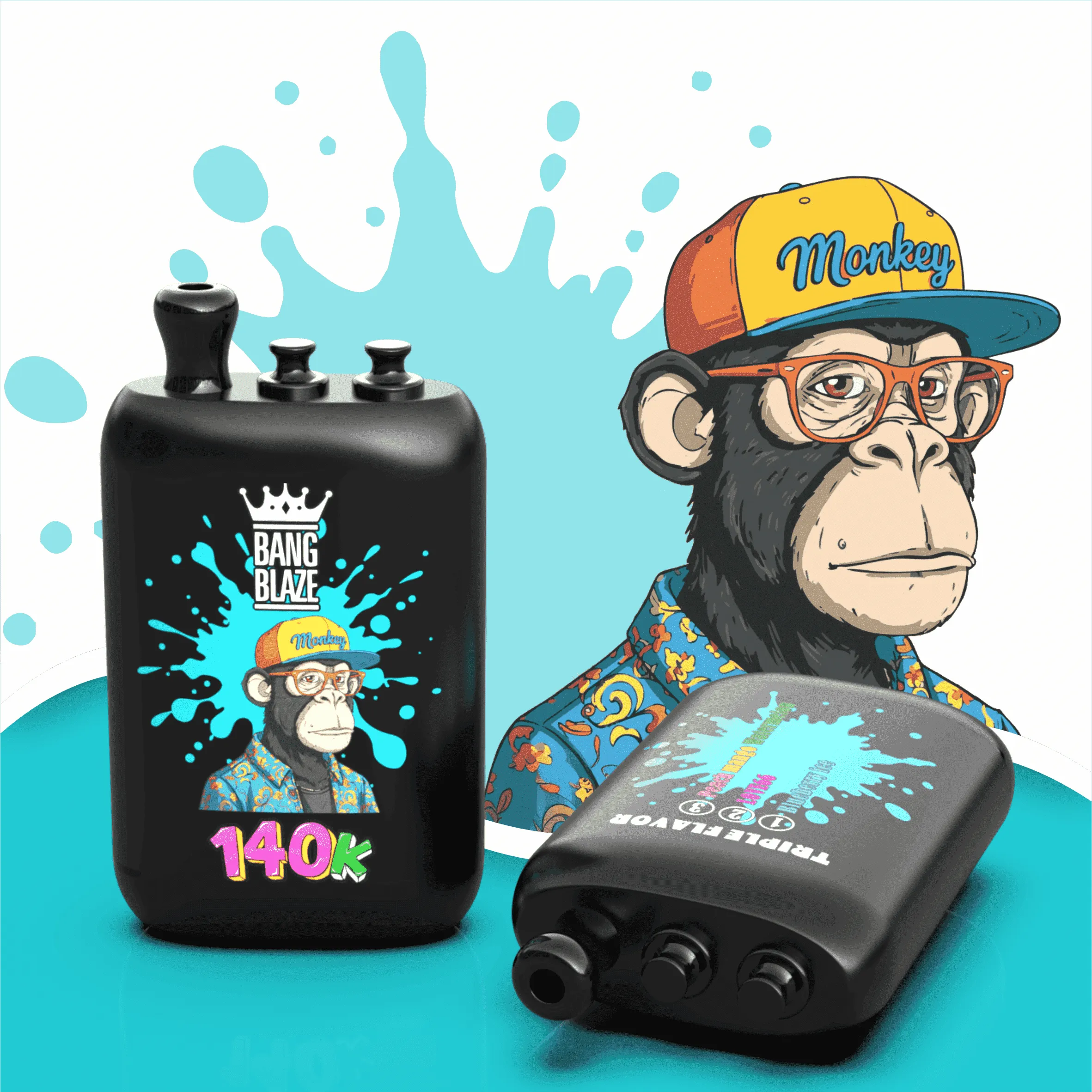 Bang Blaze 140K – sabor Blueberry Love66 Peach Mango