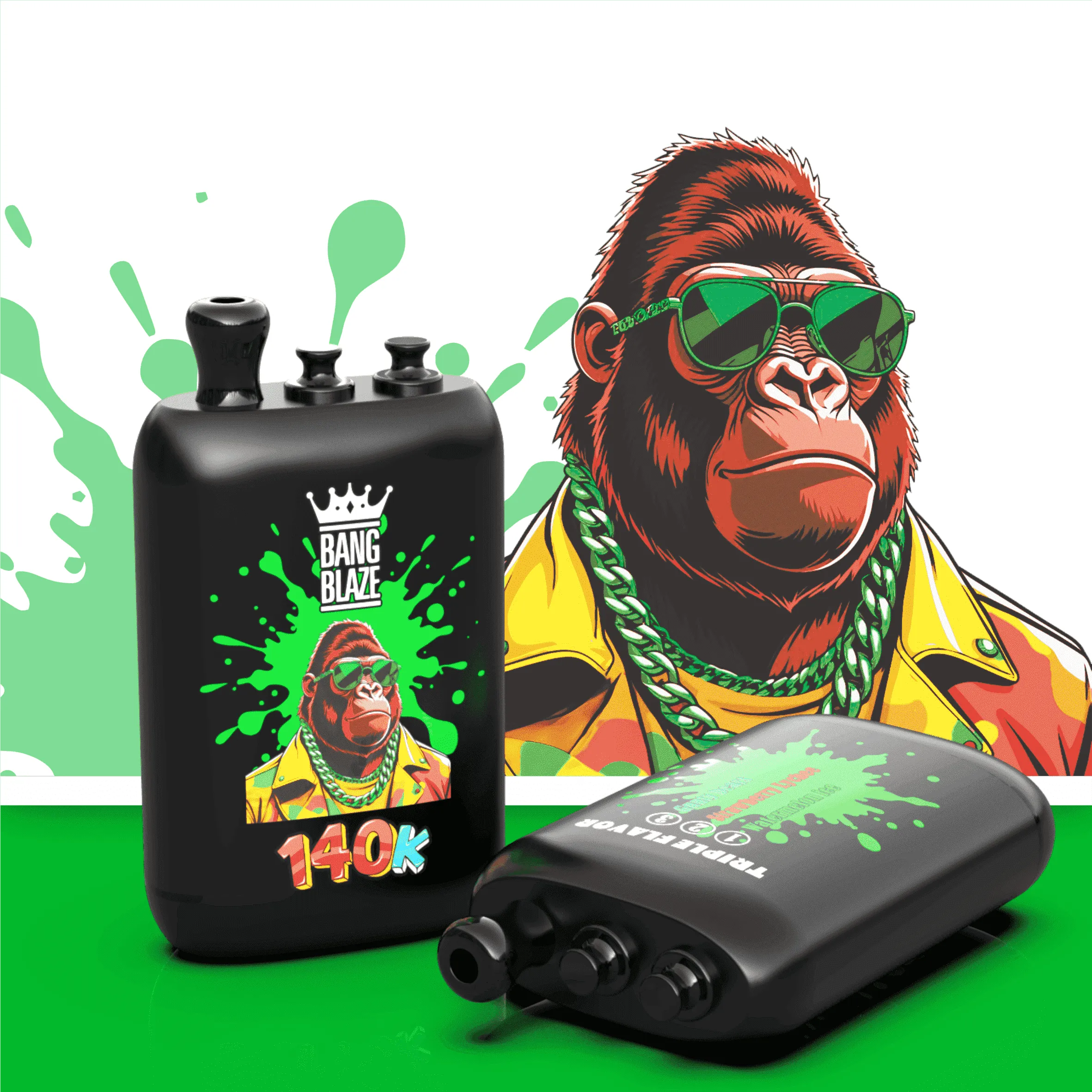 Bang Blaze 140K – sabor Watermelon Ice Strawberry Lychee