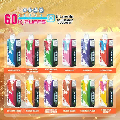 Bang King Ice Cool 60K Puffs – Vaper Desechable Recargable con Frescor Ajustable - Imagen 9