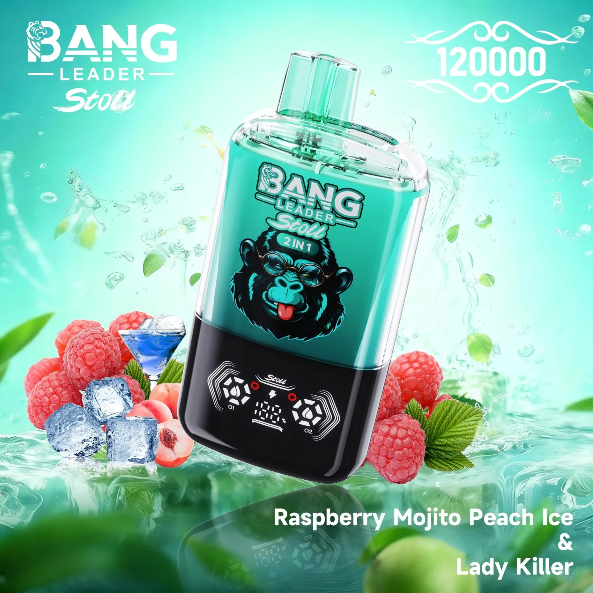 Bang Leader 120K | Vaper Desechable 2 en 1 de 120.000 Caladas - Imagen 6
