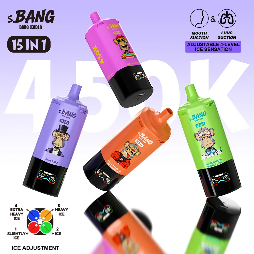 Bang Leader 450000 Puffs – Vaper Desechable Recargable 15 en 1 con Frescor Ajustable - Imagen 12
