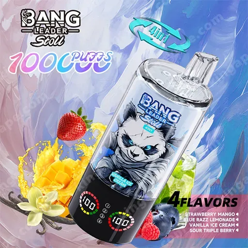 Bang Leader Stoll 100K 100000 caladas 4 in 1 sabor & pantalla LED vaper desechable