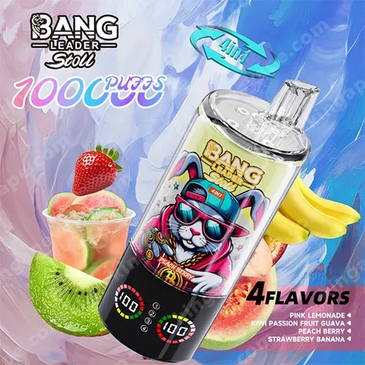 Bang Leader Stoll 100K 100000 caladas 4 in 1 sabor & pantalla LED vaper desechable - Imagen 3
