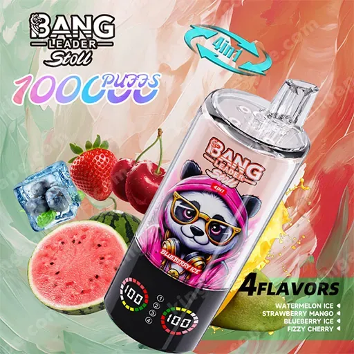 Bang Leader Stoll 100K 100000 caladas 4 in 1 sabor & pantalla LED vaper desechable - Imagen 8