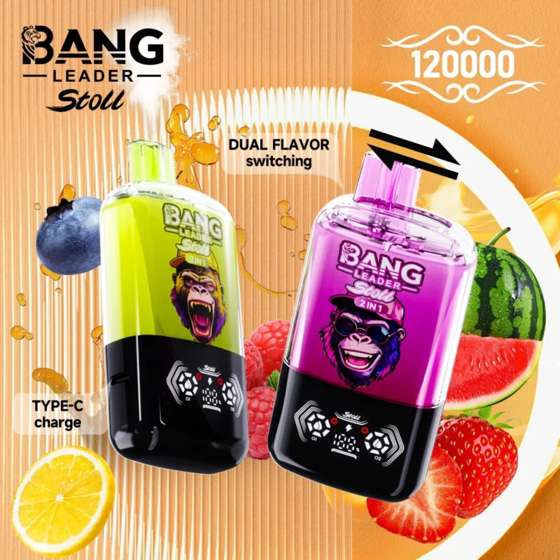 Bang Leader 120K | Vaper Desechable 2 en 1 de 120.000 Caladas