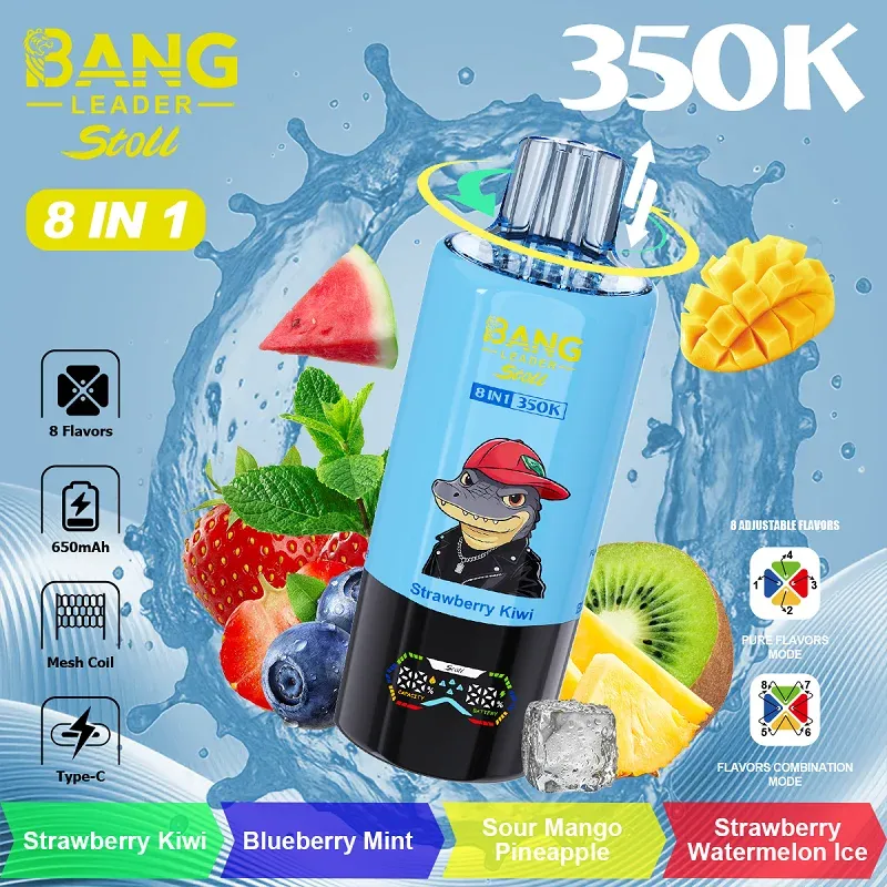Bang Leader Stoll 350K Caladas 8 en 1 – Vaper Desechable Recargable - Imagen 7