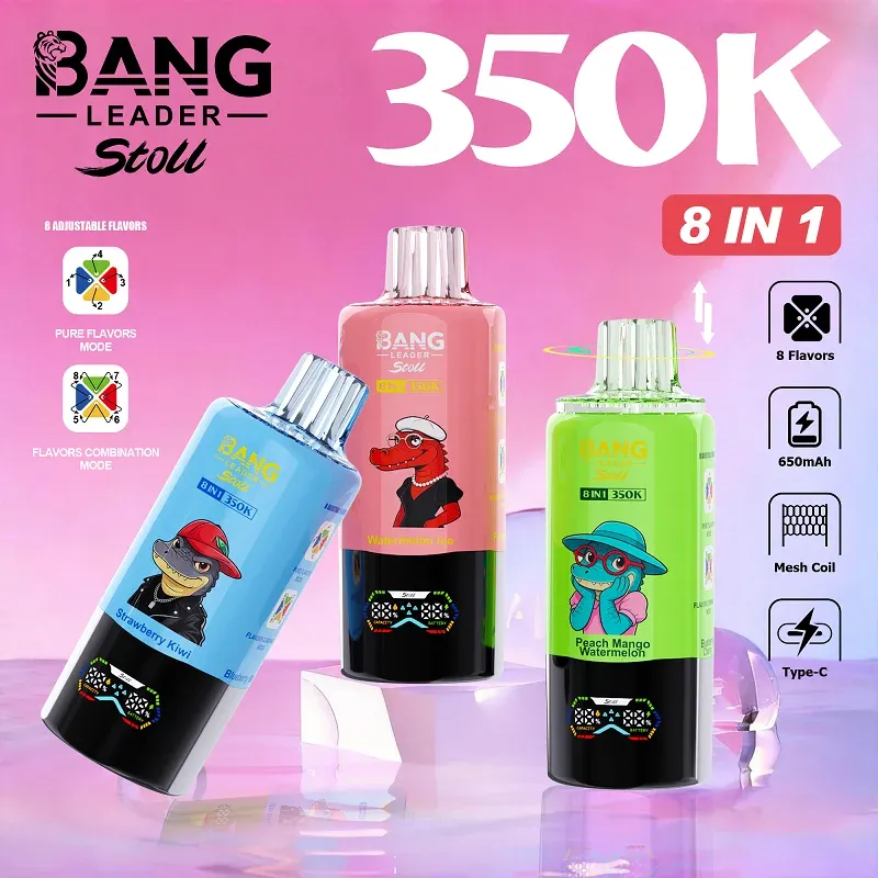 Bang Leader Stoll 350K Caladas 8 en 1 – Vaper Desechable Recargable