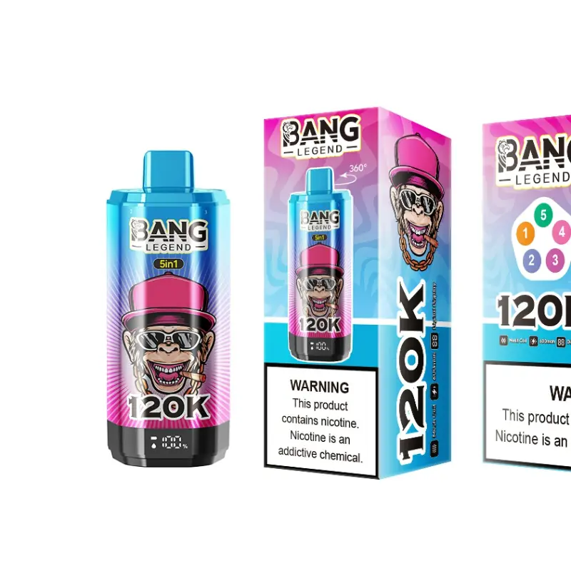 Bang Legend 120K, vaper desechable recargable de 120.000 caladas, imagen de producto
