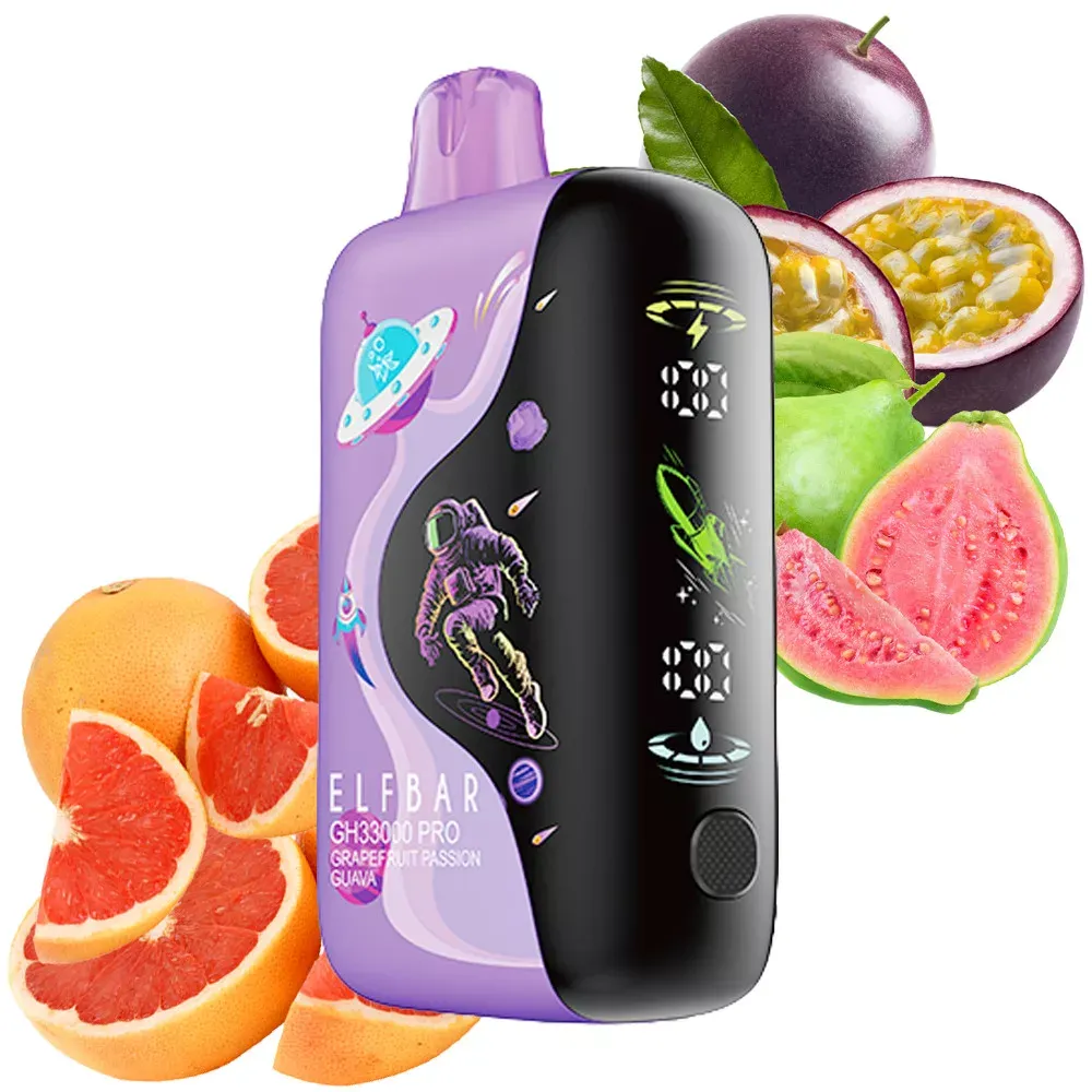 Vaper desechable Elf Bar GH33000 Pro sabor Grapefruit Passion Guava