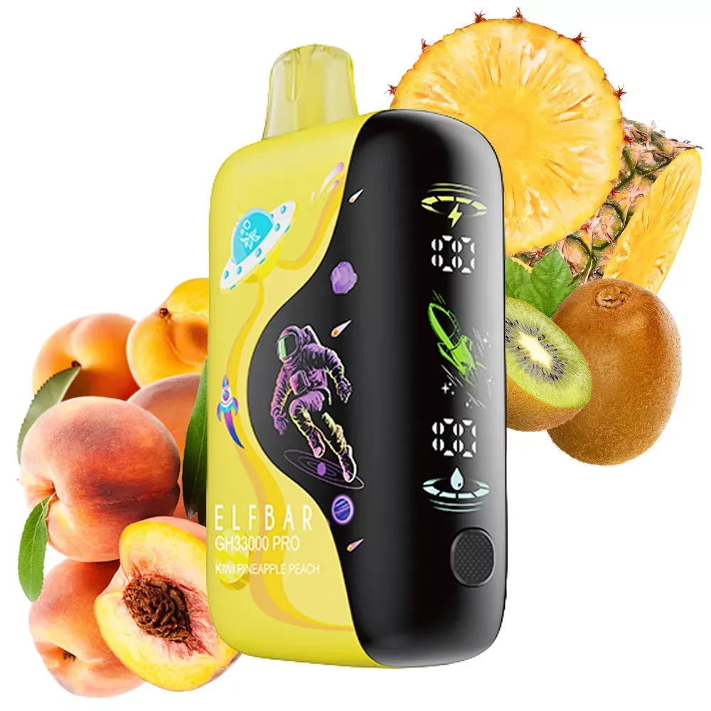 Vaper desechable Elf Bar GH33000 Pro sabor Kiwi Pineapple Peach