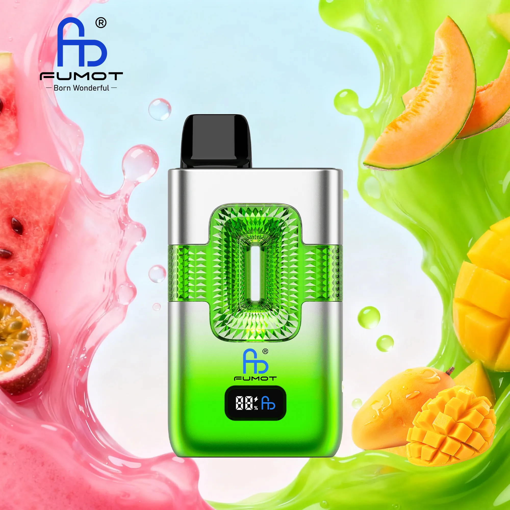 Vaper desechable FUMOT 50000 puffs sabor Lady Killer y Love 66