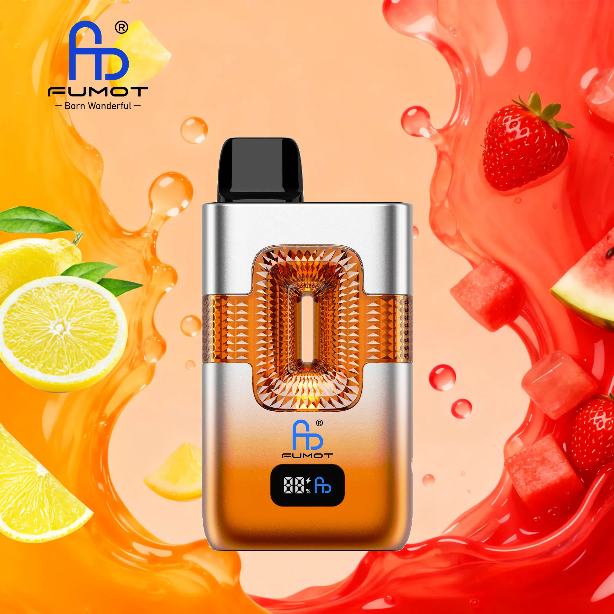 Vaper desechable FUMOT 50000 puffs sabor Lemon Lime y Strawberry Watermelon
