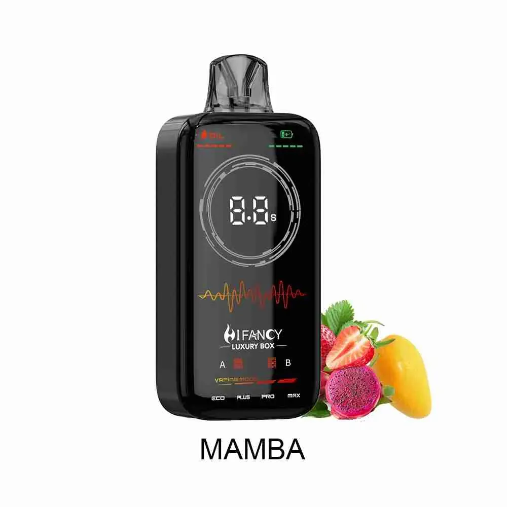 Vaper desechable HIFANCY LUXURY BOX 18000 puffs sabor Mango