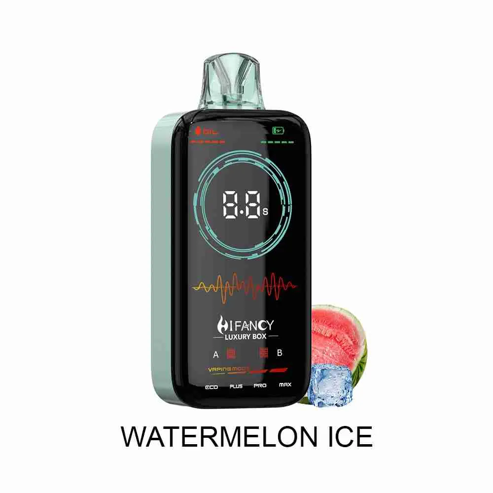 Vaper desechable HIFANCY LUXURY BOX 18000 puffs sabor Watermelon Ice