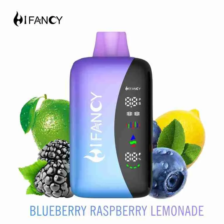 Vaper desechable HIFANCY RAINBOW 25000 puffs sabor Blueberry Raspberry Lemonade