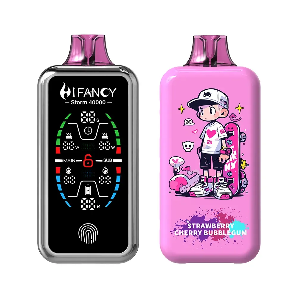 HIFANCY Storm 40000 – sabor Strawberry Cherry Bubblegum