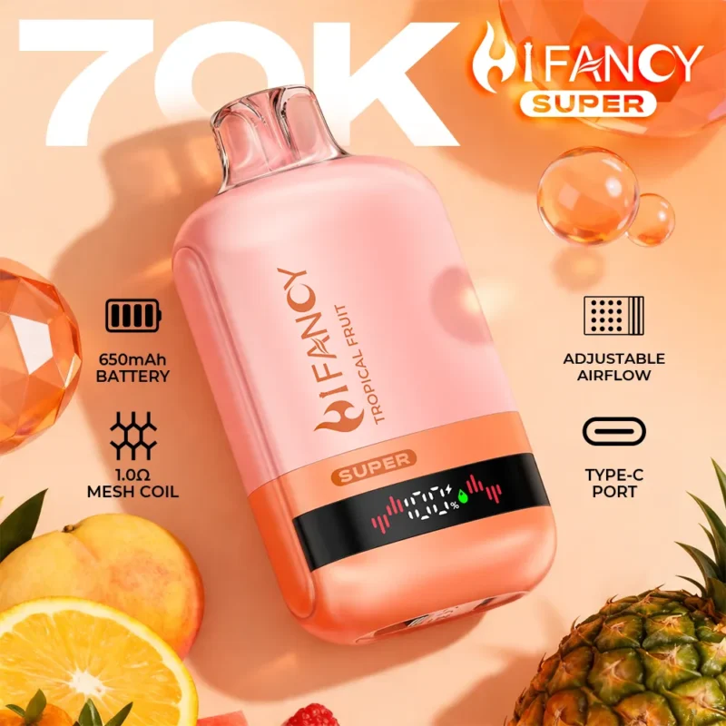 Hifancy Suoer 70000 - sabor Tropical Fruit