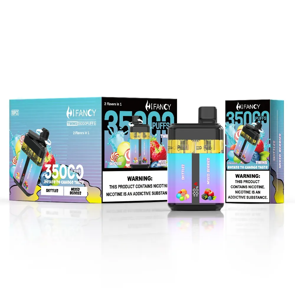 Vaper desechable HIFANCY TWINS 35000 de doble sabor