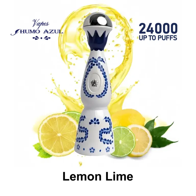 Vaper desechable Humo Azul 24K sabor Lemon Lime