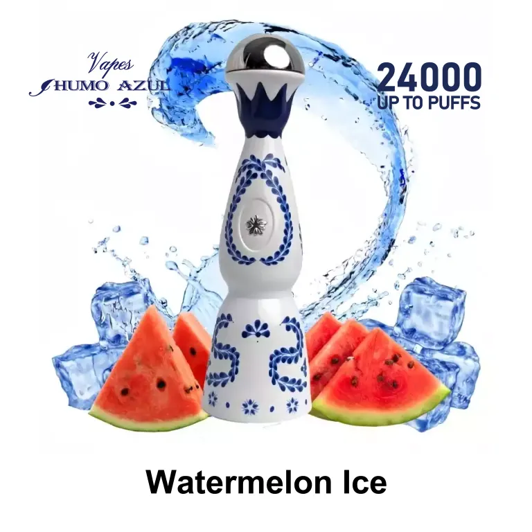Vaper desechable Humo Azul 24K sabor Watermelon Ice