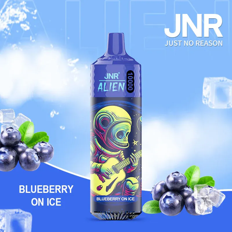 Vaper desechable JNR Alien 10000 sabor Blueberry On Ice