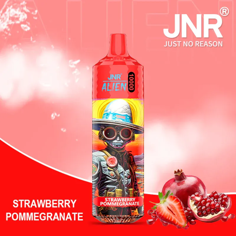 Vaper desechable JNR Alien 10000 sabor Strawberry Pommegranate