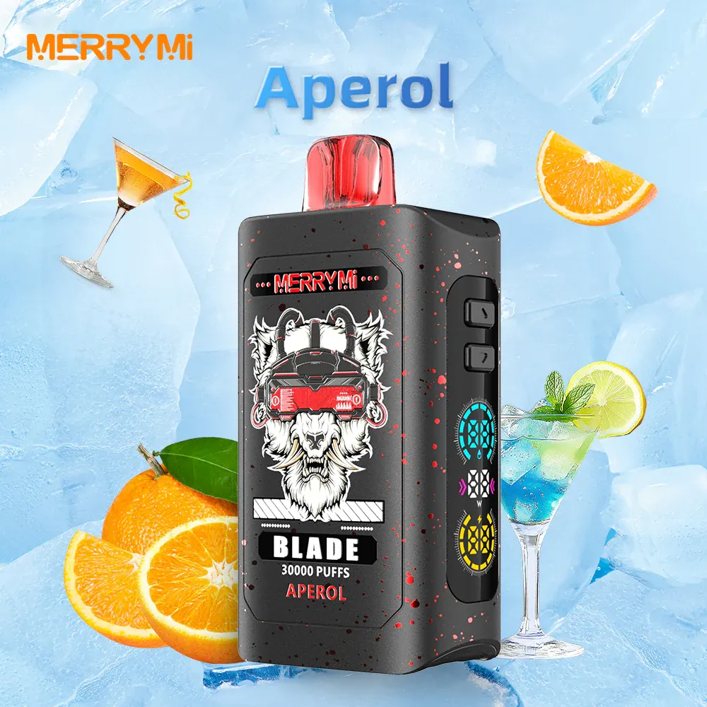 Vaper desechable Merry Mi Blade 30K sabor Aperol