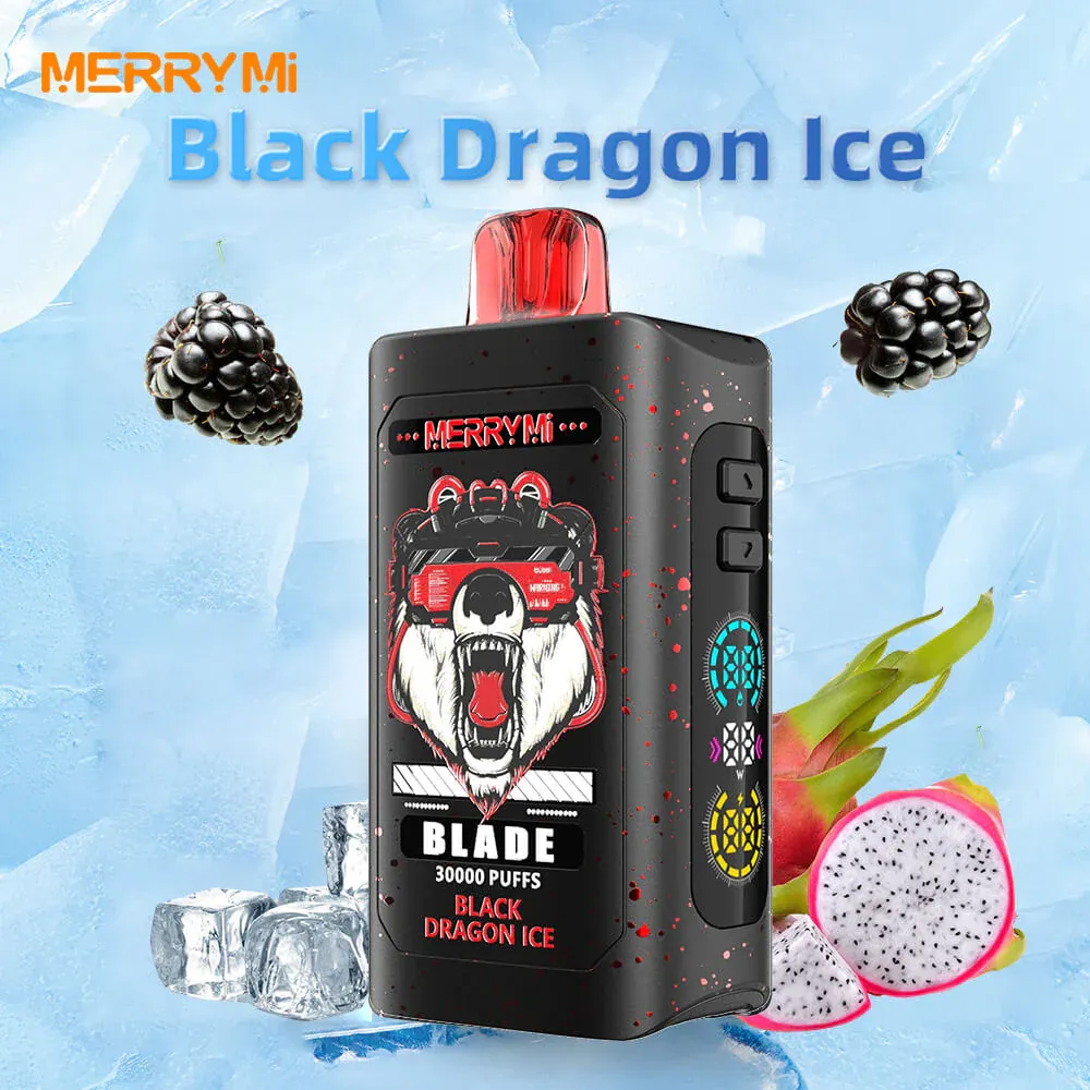 Vaper desechable Merry Mi Blade 30K sabor Black Dragon Fruit