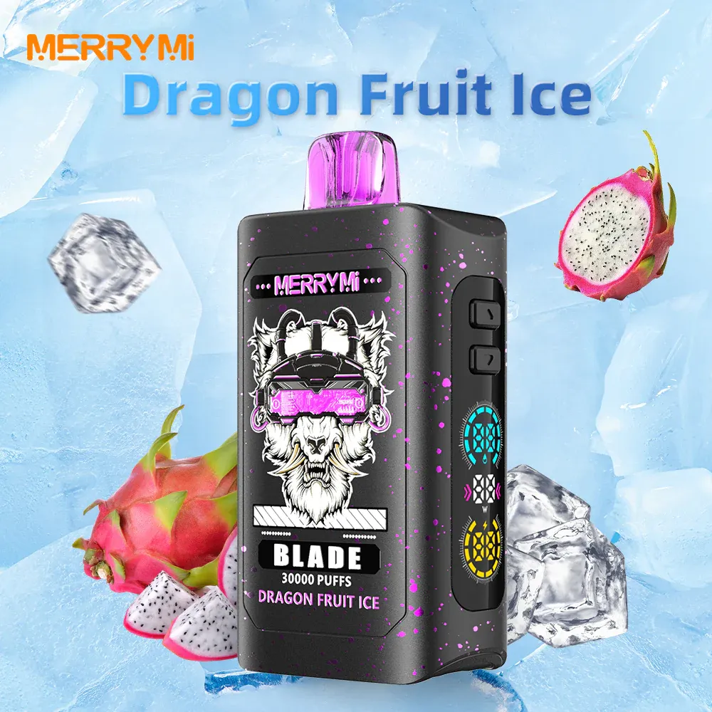 Vaper desechable Merry Mi Blade 30K sabor Dragon Fruit Ice