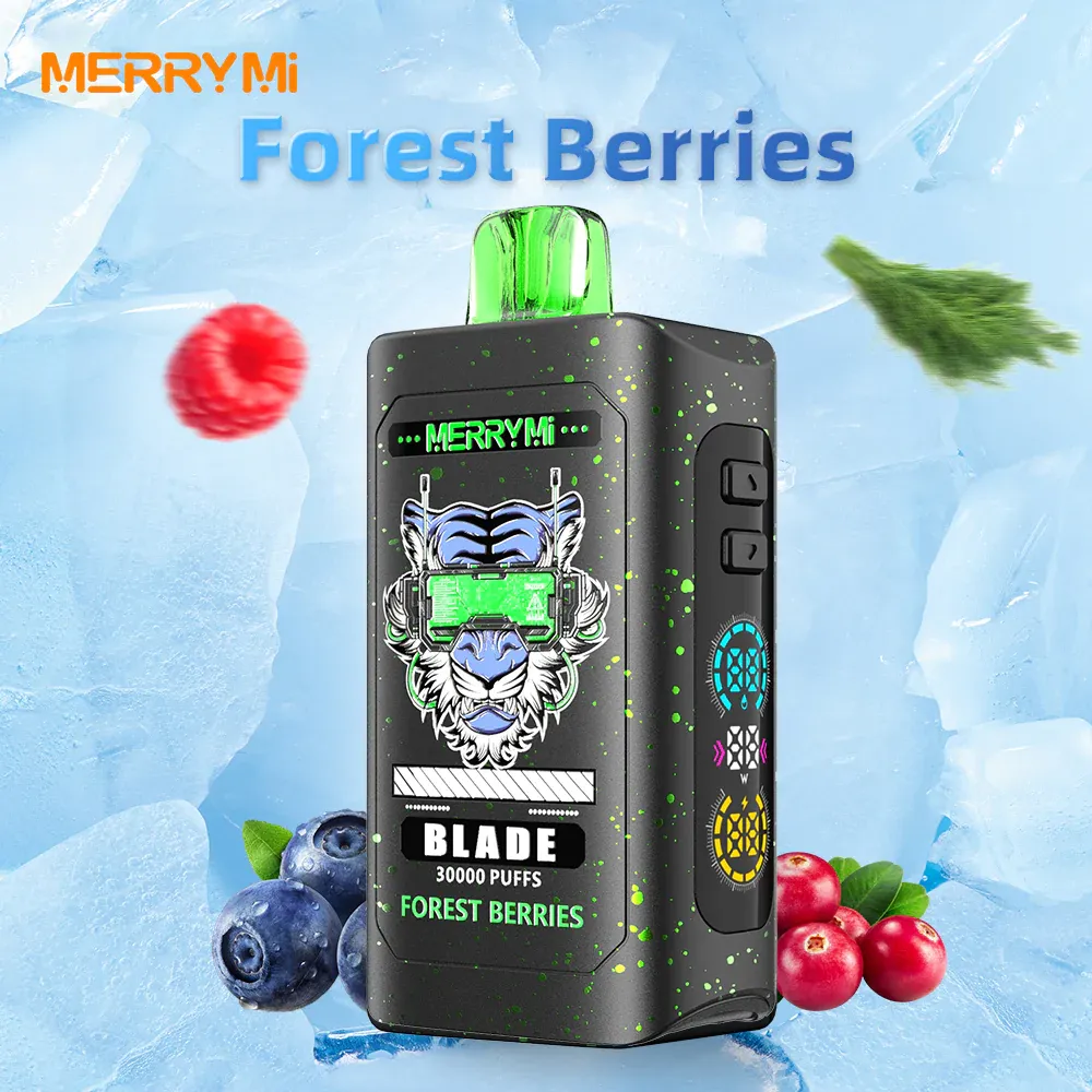 Vaper desechable Merry Mi Blade 30K sabor Forest Berries