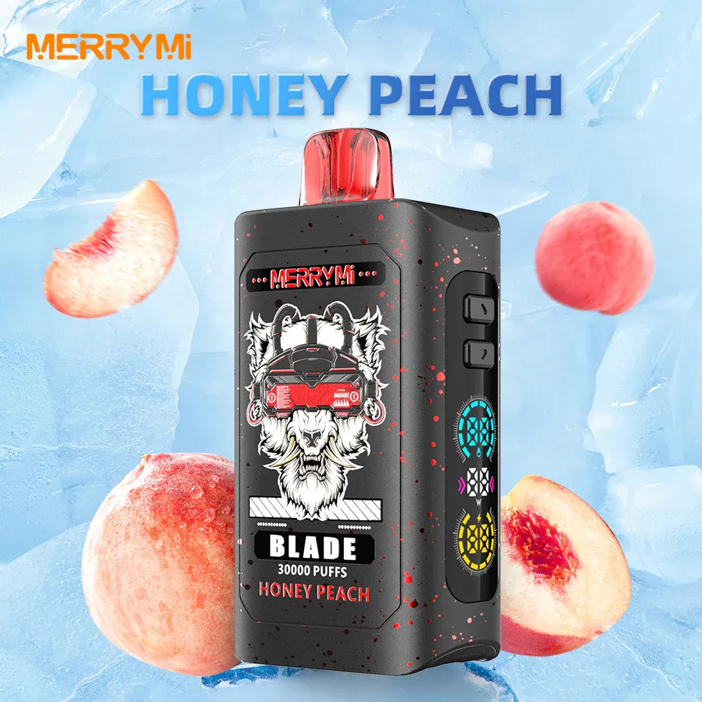 Vaper desechable Merry Mi Blade 30K sabor Honey Peach