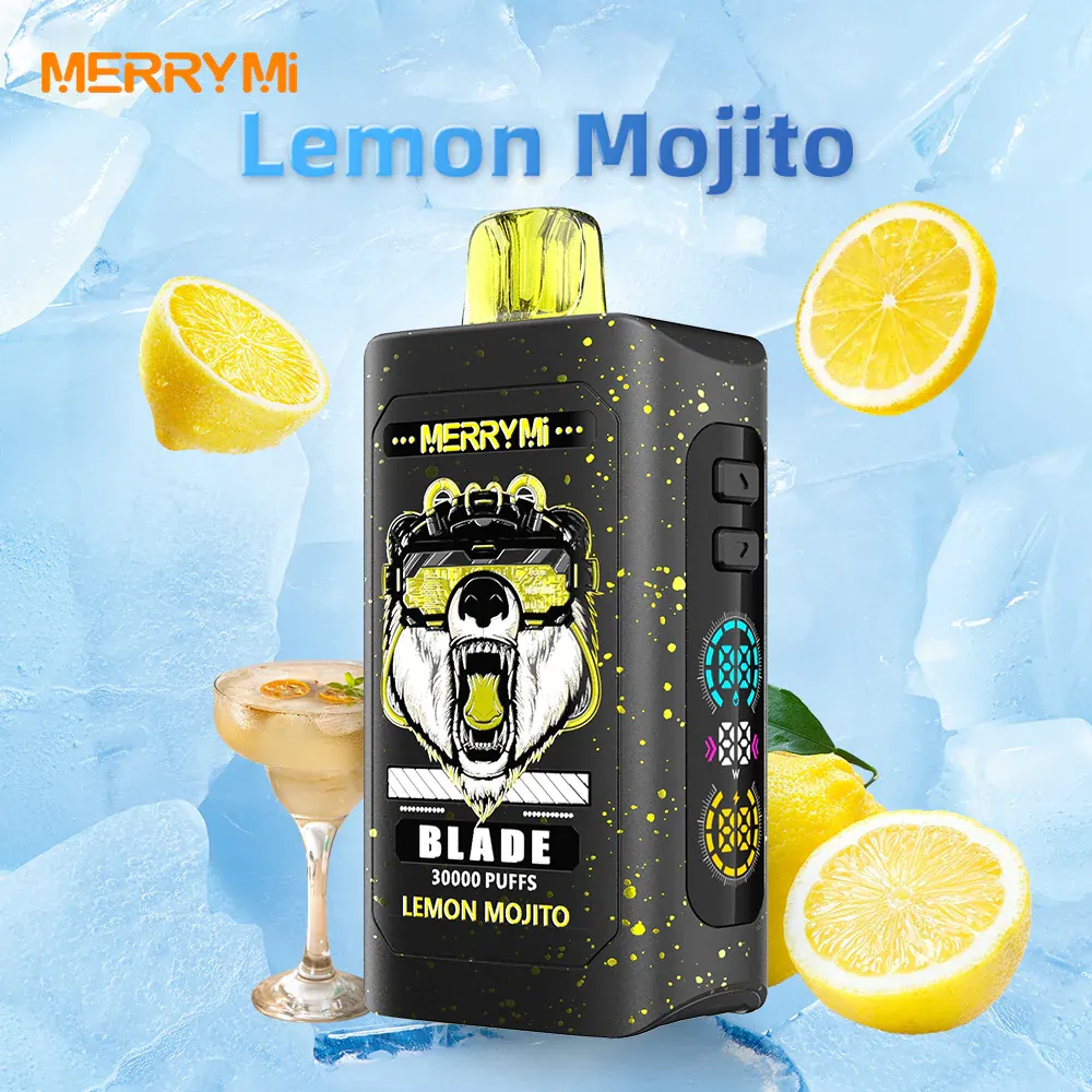 Vaper desechable Merry Mi Blade 30K sabor Lemon Mojito