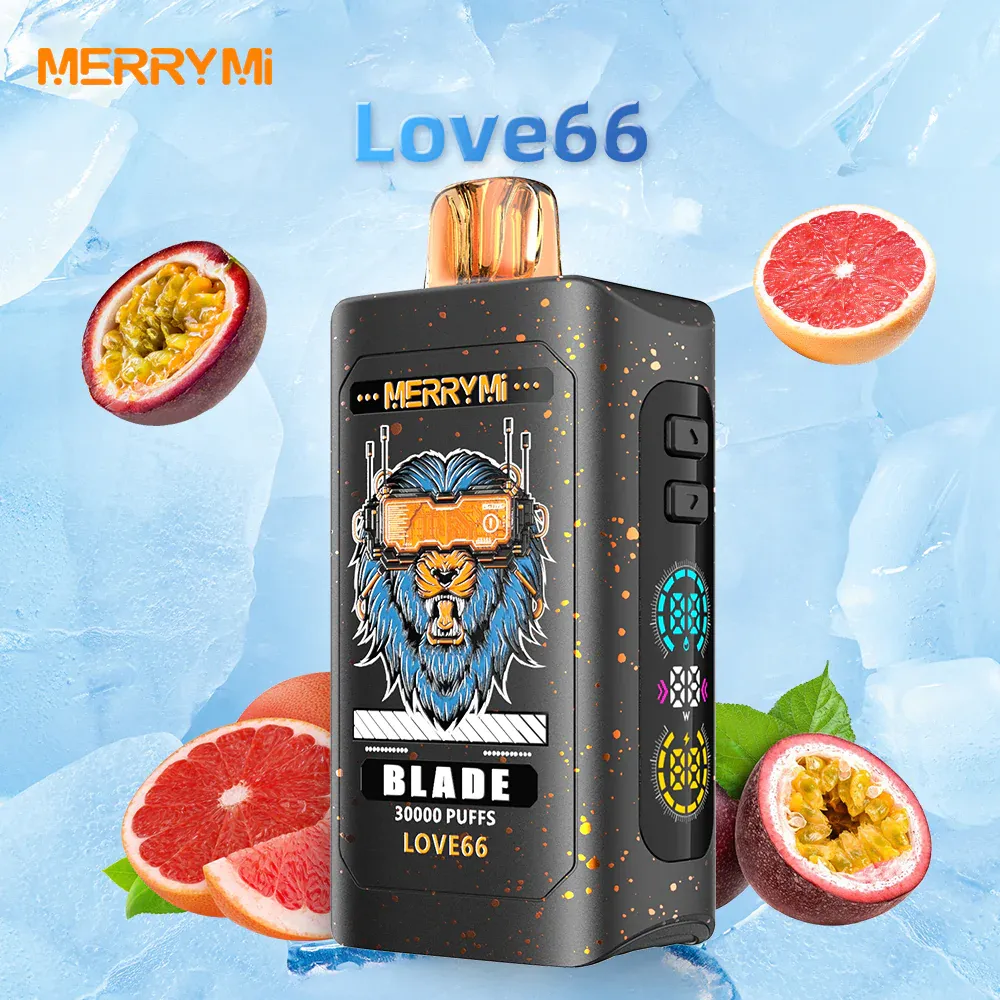 Vaper desechable Merry Mi Blade 30K sabor Love 66