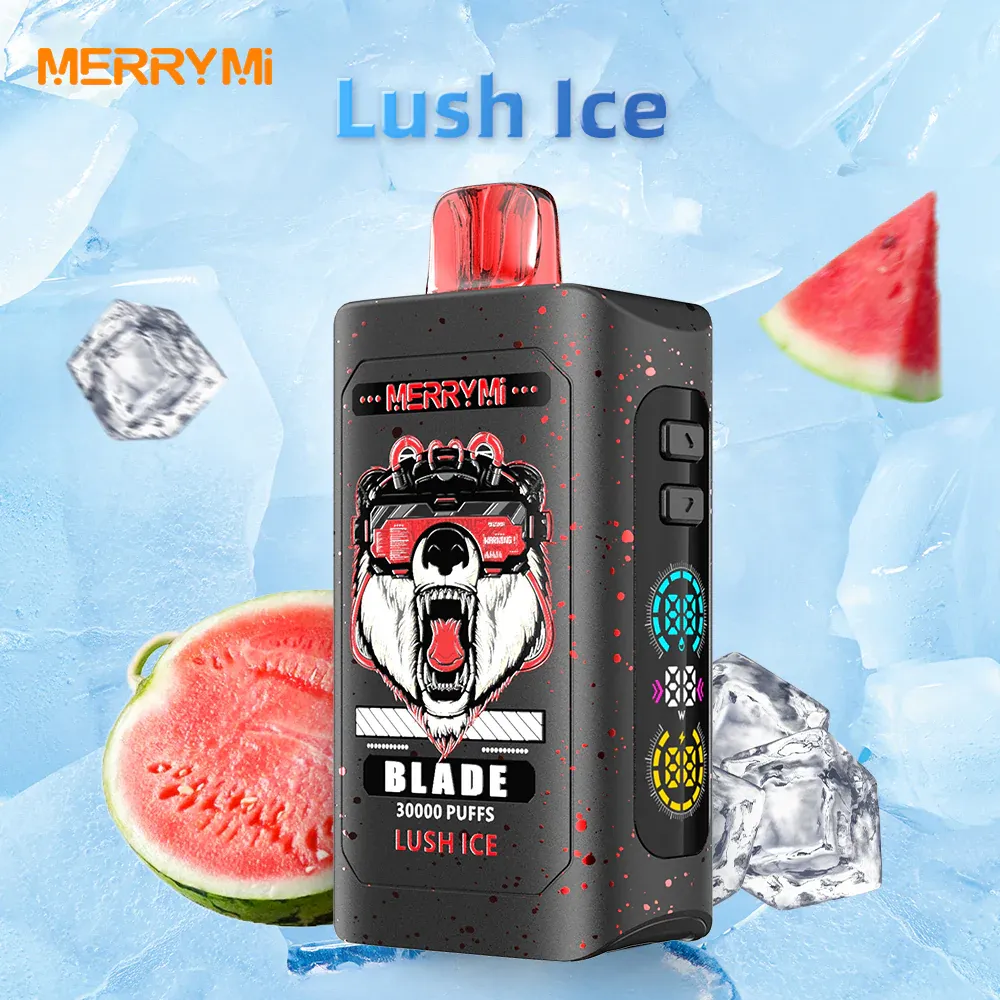 Vaper desechable Merry Mi Blade 30K sabor Lush Ice