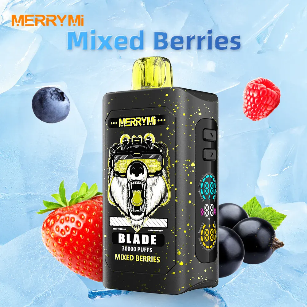 Vaper desechable Merry Mi Blade 30K sabor Mixed Berries