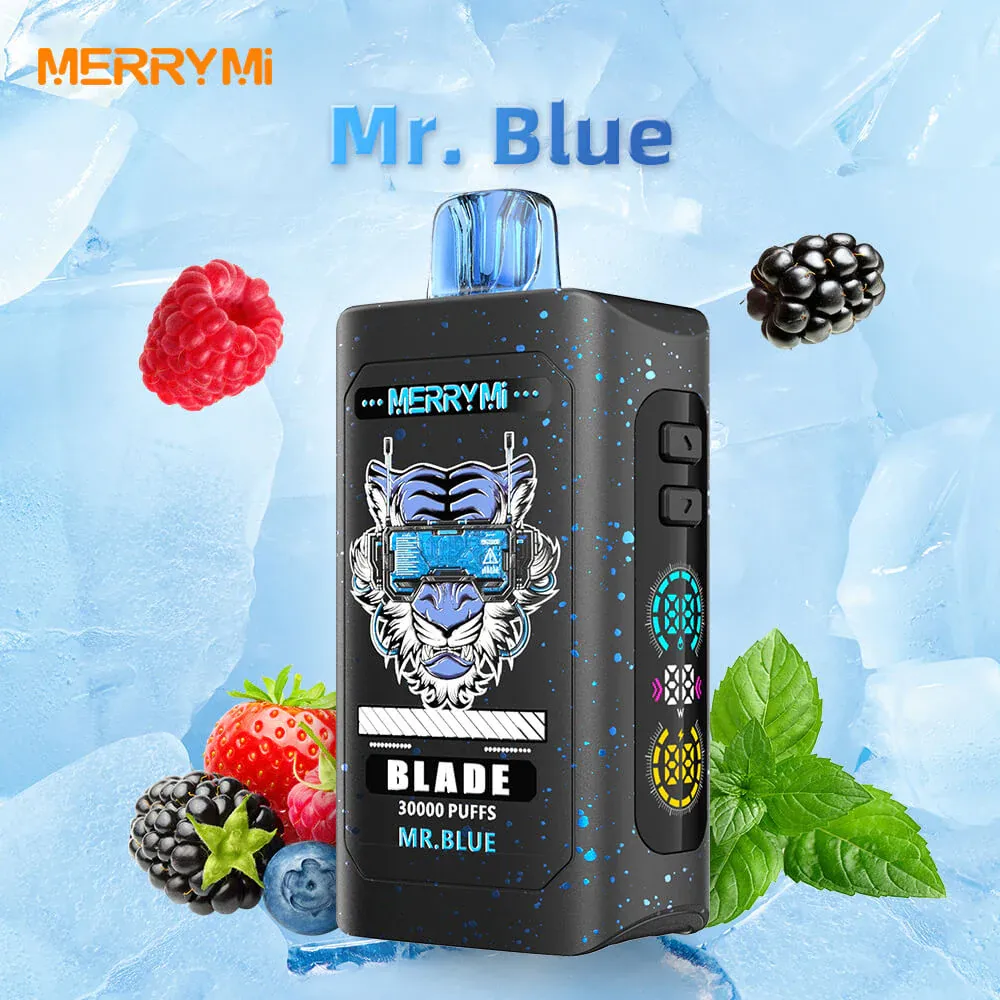 Vaper desechable Merry Mi Blade 30K sabor Mr.Blue