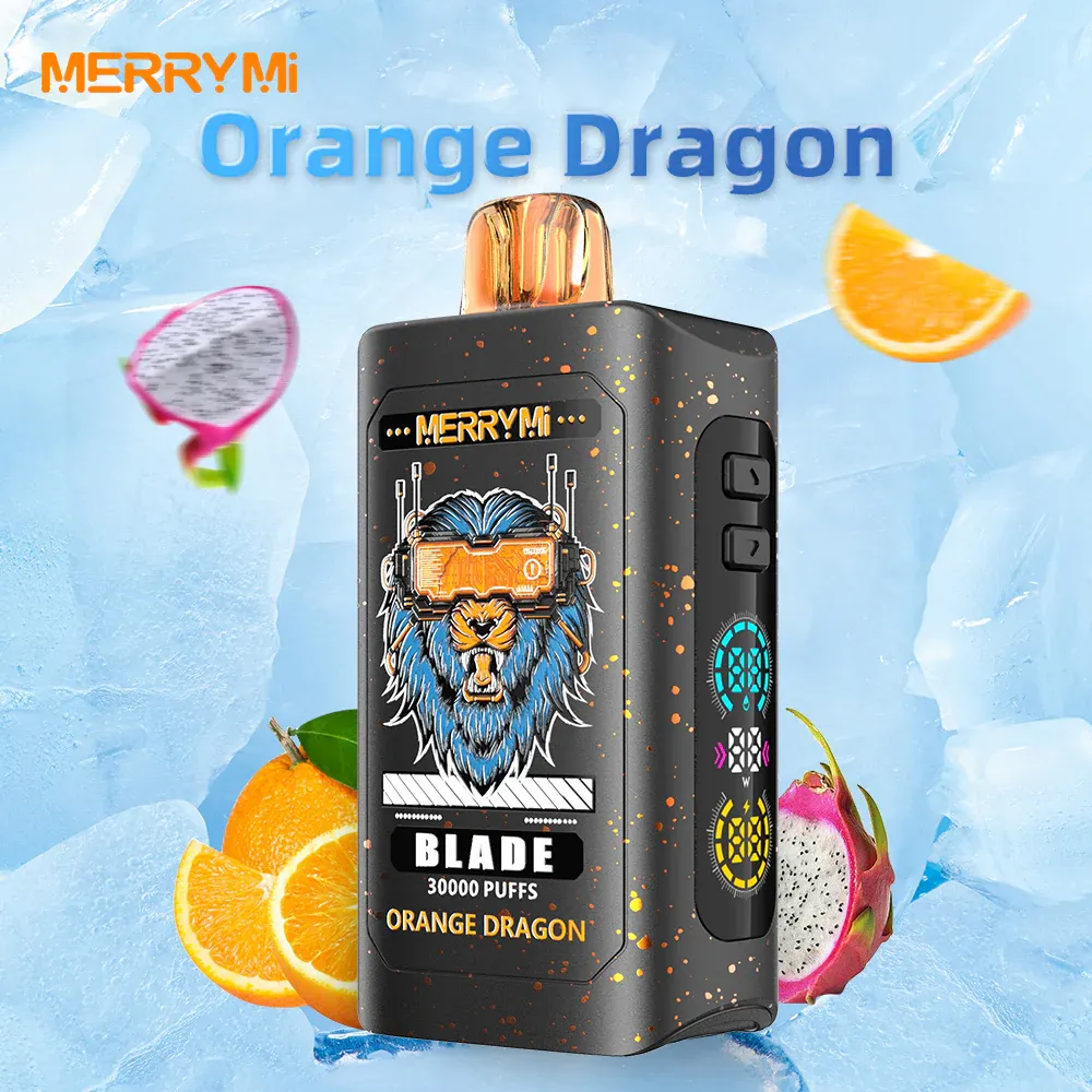 Vaper desechable Merry Mi Blade 30K sabor Orange Dragon