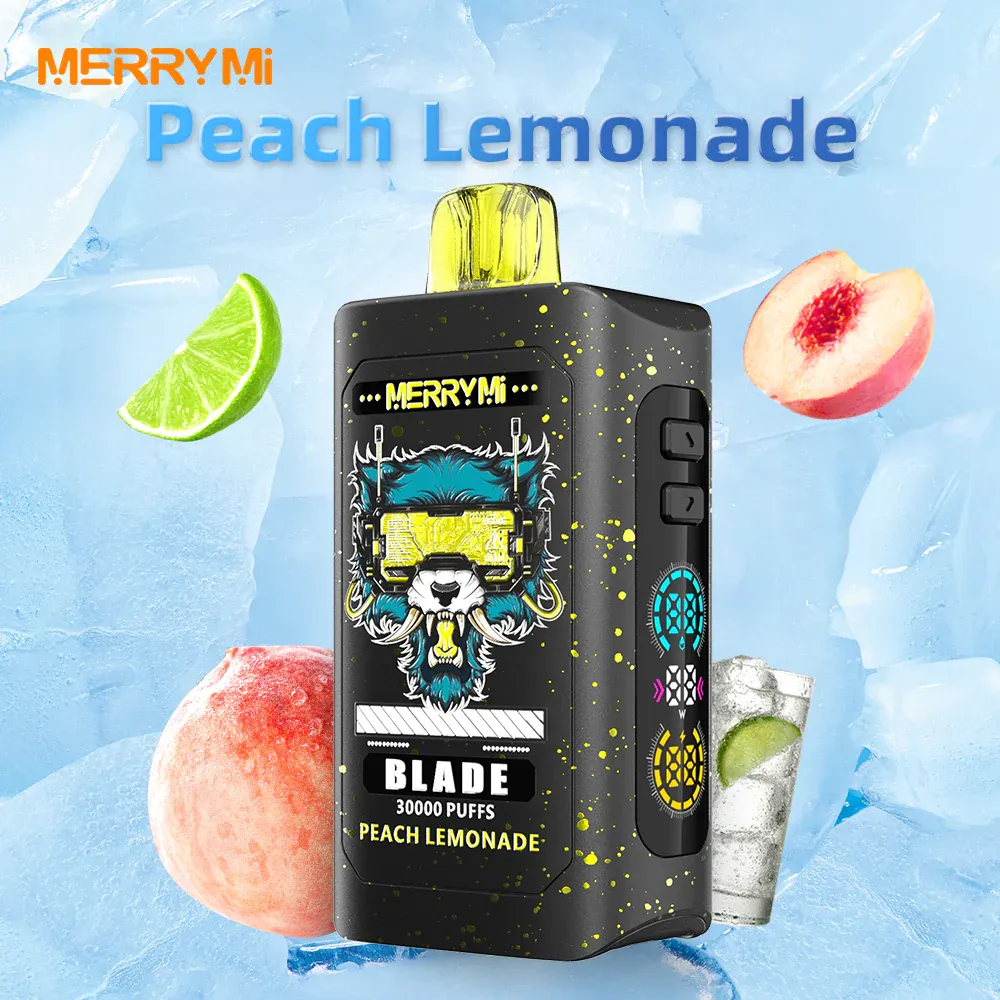 Vaper desechable Merry Mi Blade 30K sabor Peach Lemonade