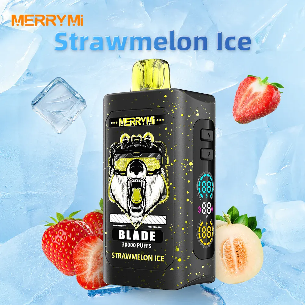 Vaper desechable Merry Mi Blade 30K sabor Strawmelon Ice