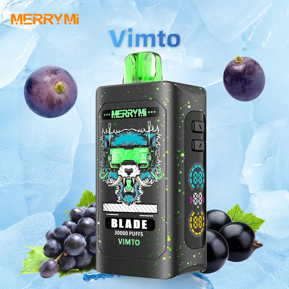 Vaper desechable Merry Mi Blade 30K sabor Vimto