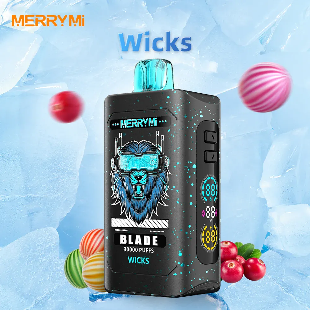 Vaper desechable Merry Mi Blade 30K sabor Wicks
