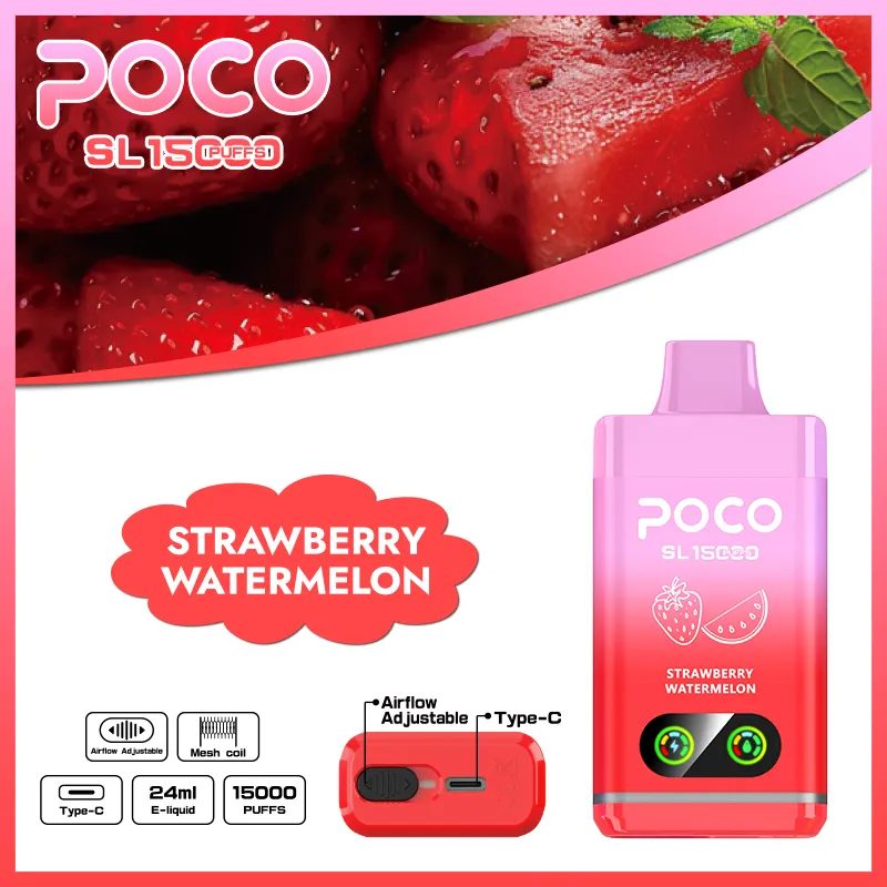 Vaper desechable POCO SL 15000 sabor Strawberry Watermelon