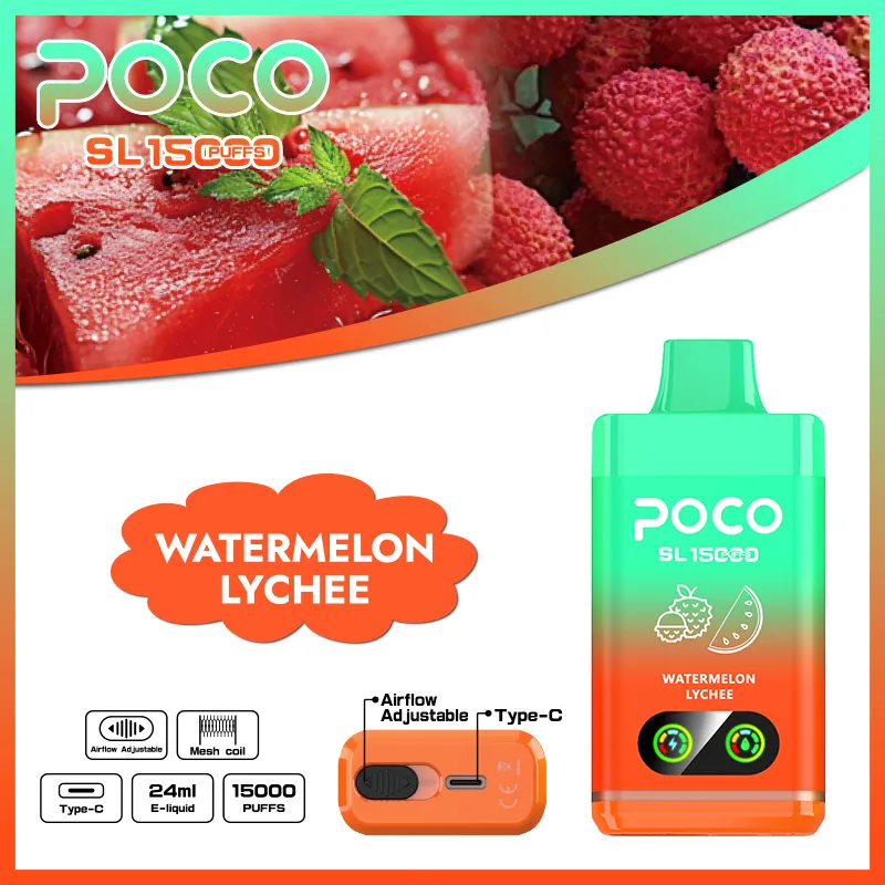 Vaper desechable POCO SL 15000 sabor Watermelon Lychee