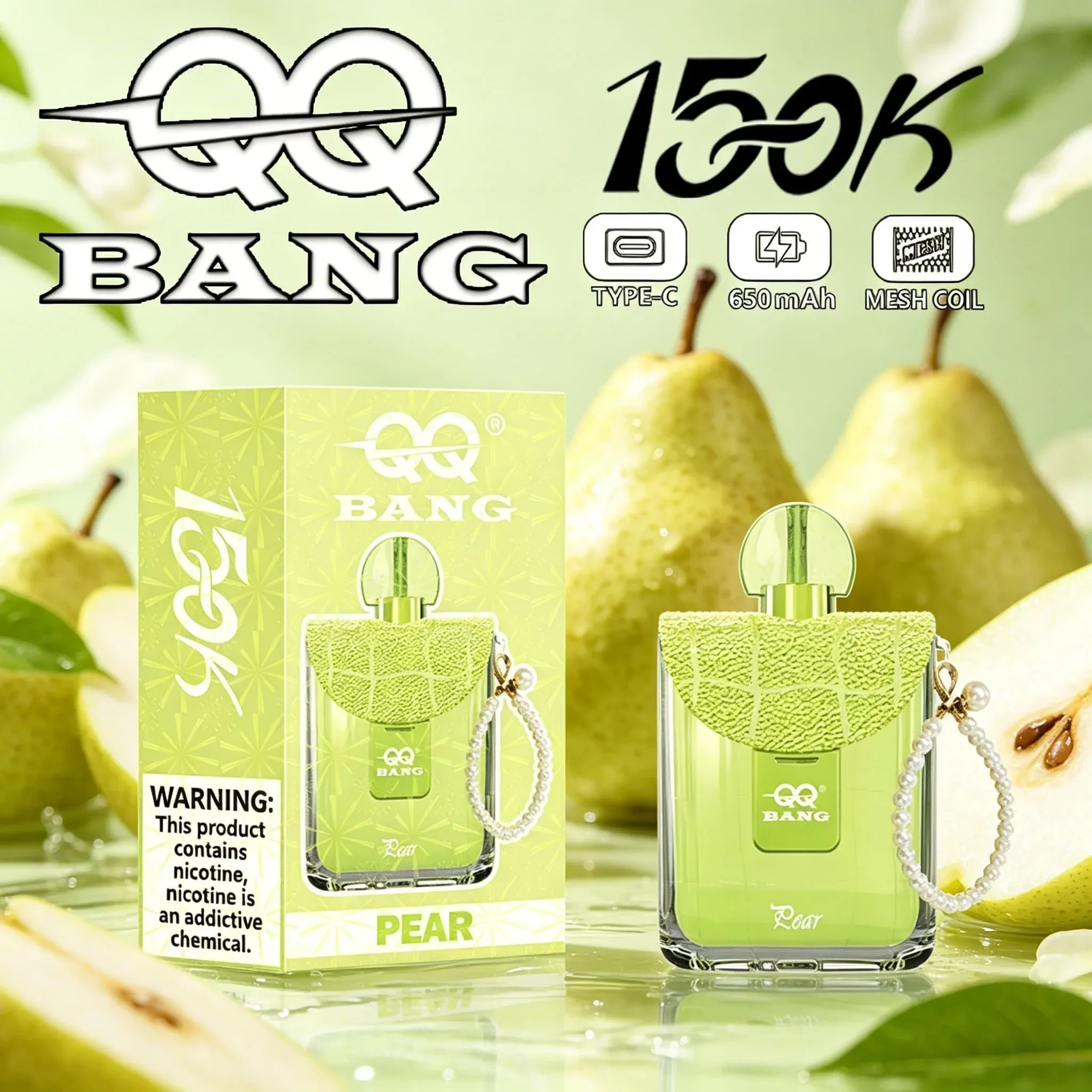 QQ Bang 150K caladas vaper desechable Type-C recargable - Imagen 3