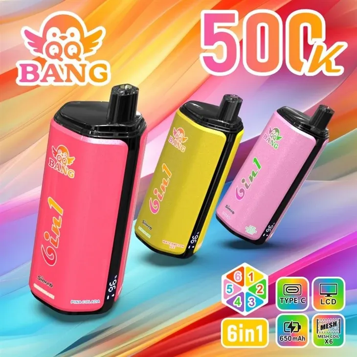 Vaper desechable QQ Bang Shisha 500K
