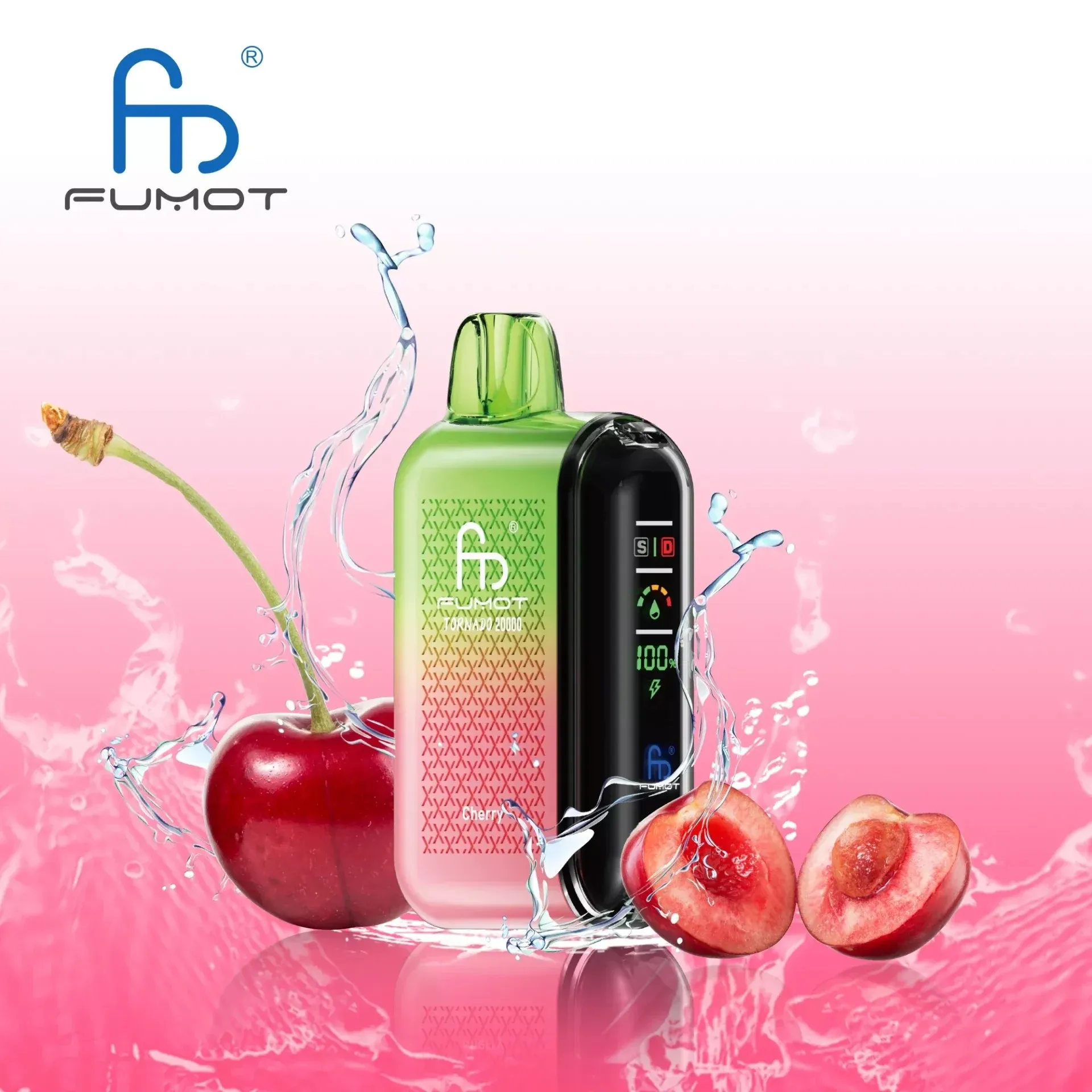 Vaper desechable RANDM FUMOT Tornado 20K sabor Cherry