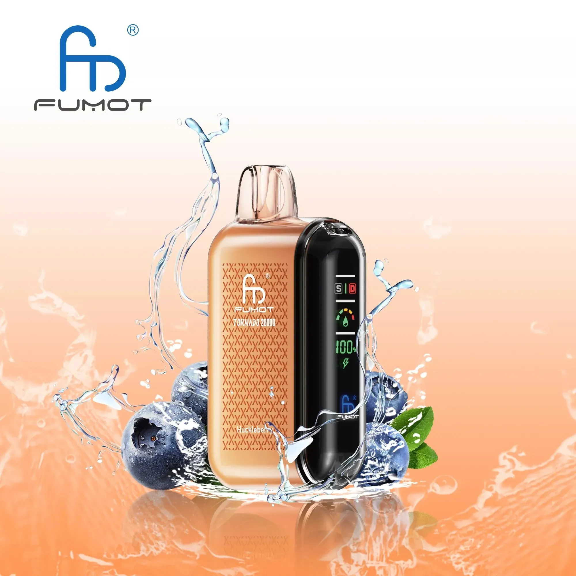 Vaper desechable RANDM FUMOT Tornado 20K sabor Huckleberry