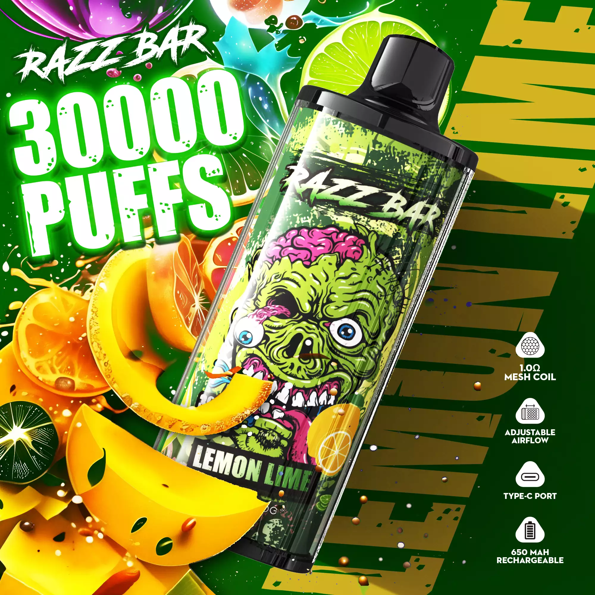 Razz Bar 30K - vista del producto